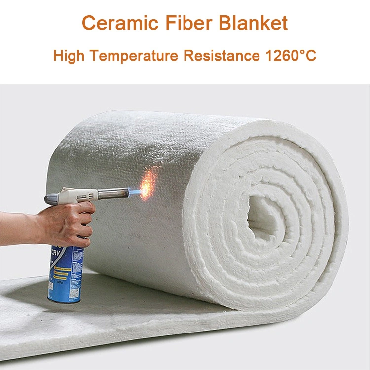 Aluminium silicate Refractory Ceramic Fiber Blanket Kháng nhiệt cách nhiệt Wool 128kg/M3 Density For Boiler 0