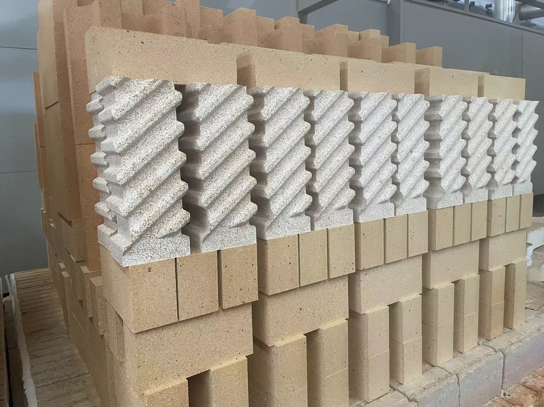 75-85% hàm lượng Al2O3 Alumina-Chrome-Zr gạch cho High Alumina Chrome Zircon lửa