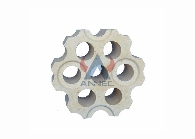 Độ chịu nhiệt cao khi chịu tải Gạch đặc biệt Alumina LZ55 Được sử dụng rộng rãi cho lò quay, bếp thổi nóng, bếp trục