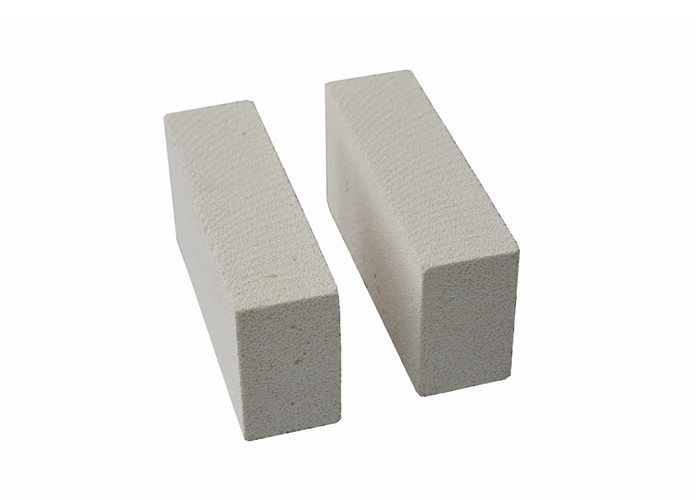 Độ chịu lửa cao 1580C 1770C Gạch chịu lửa Màu trắng Trọng lượng nhẹ Cách nhiệt Mullite Firebrick